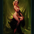 Golden Beauty by Gil Elvgren Vintage Art Pinup Xzendor7 Old Masters Reproductions