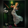 Looking For Trouble by Gil Elvgren Remastered Xzendor7 Vintage Art Reproductions